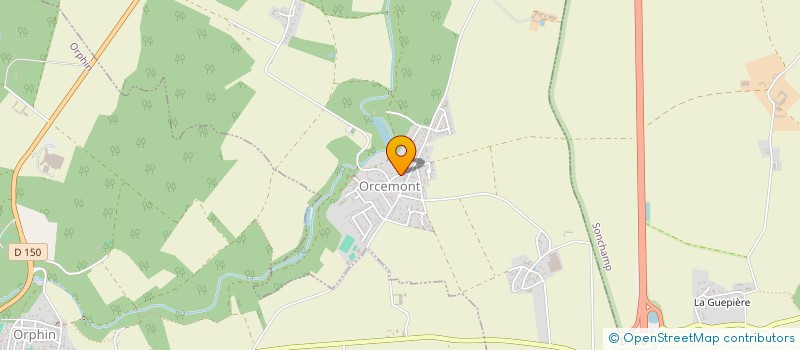 localisation de l'entreprise SCI DU CHAPITRE  ORCEMONT