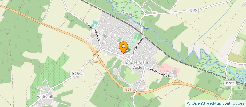 localisation de l'entreprise SCI DU CHAPITRE  TRIGNY