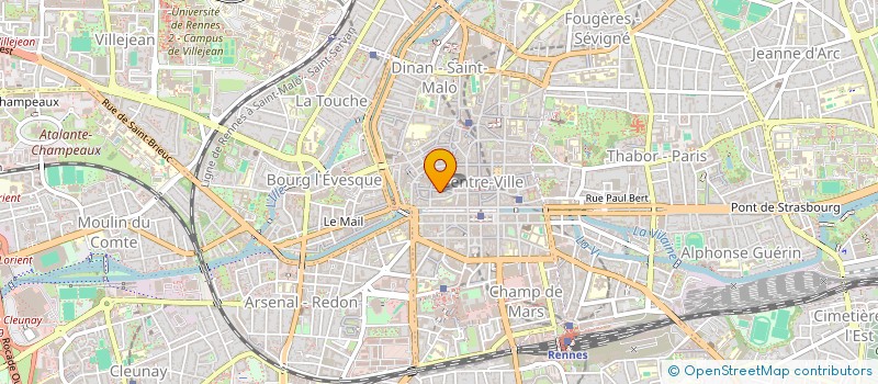 localisation de l'entreprise SCI DU CHAPITRE  RENNES