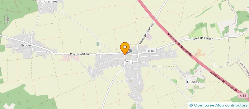 localisation de l'entreprise SCI DU CHAPITRE  AILLY