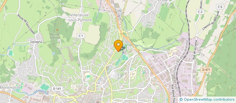 localisation de l'entreprise SCI DU CHAPUS  LONS-LE-SAUNIER