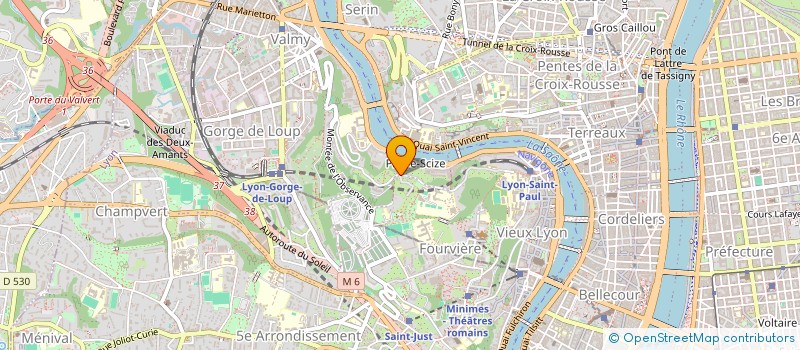 localisation de l'entreprise SCI DU CHARBONNIER  LYON