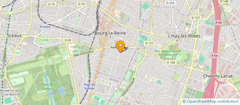 localisation de l'entreprise SCI DU CHARIOT à BOURG-LA-REINE
