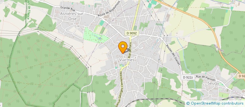 localisation de l'entreprise SCI DU CHARME  VIARMES
