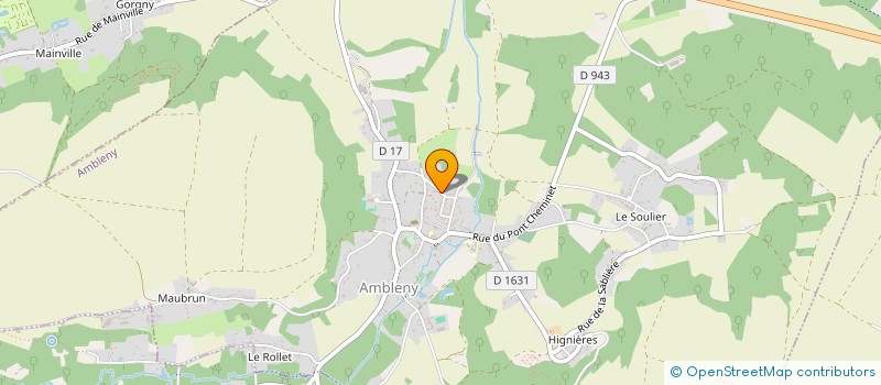 localisation de l'entreprise SCI DU CHARMEAU à AMBLENY