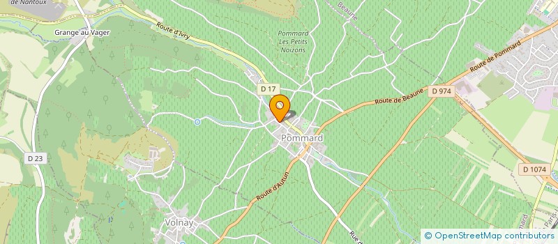 localisation de l'entreprise SCI DU CHARMILLOT  POMMARD