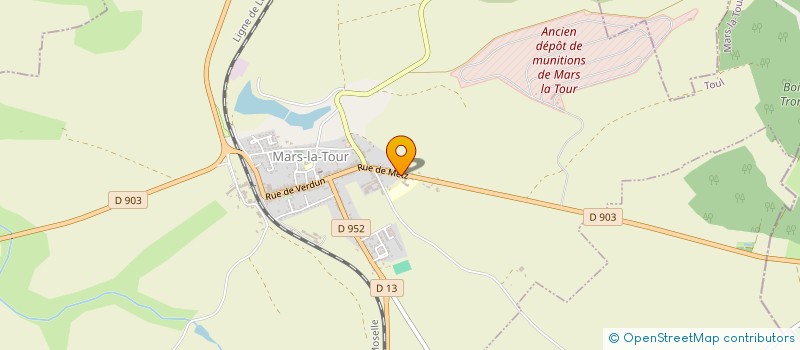 localisation de l'entreprise SCI DU CHAROY  MARS-LA-TOUR