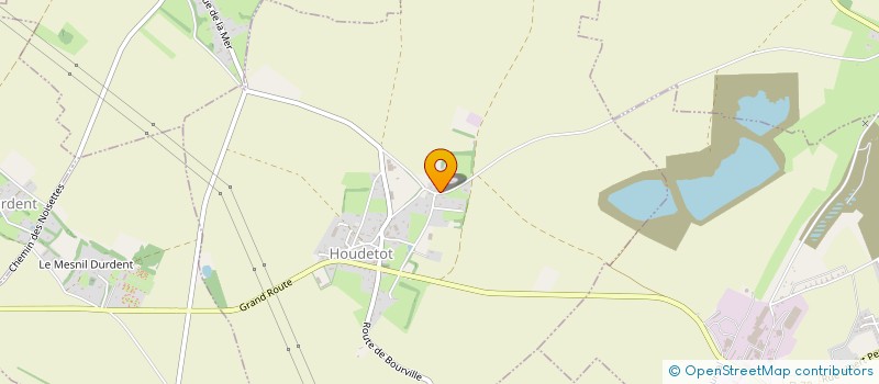 localisation de l'entreprise SCI DU CHARTREUX  HOUDETOT