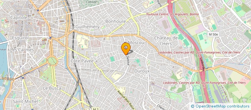 localisation de l'entreprise SCI DU CHASFOS à TOULOUSE