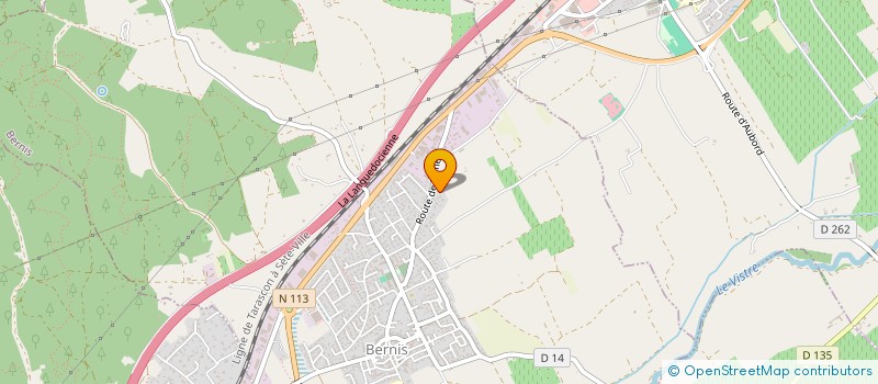 localisation de l'entreprise SCI DU CHASSELAS  BERNIS