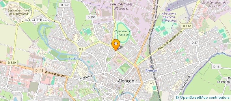 localisation de l'entreprise SCI DU CHASSEUR à ALENCON