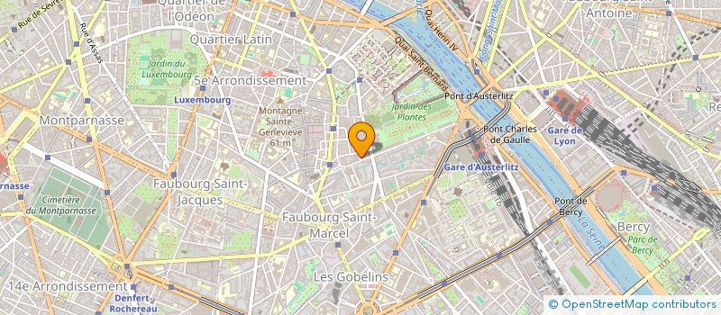 localisation de l'entreprise SCI DU CHASTEL  PARIS