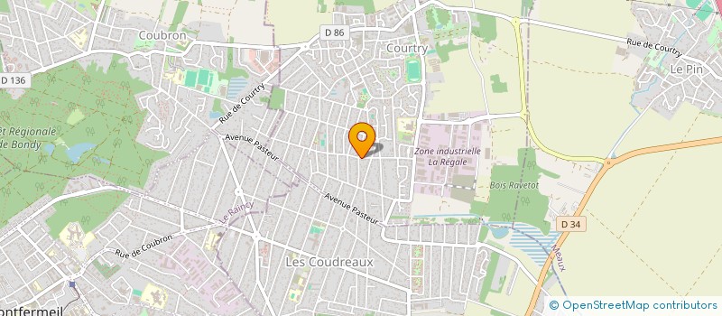 localisation de l'entreprise SCI DU CHAT à COURTRY