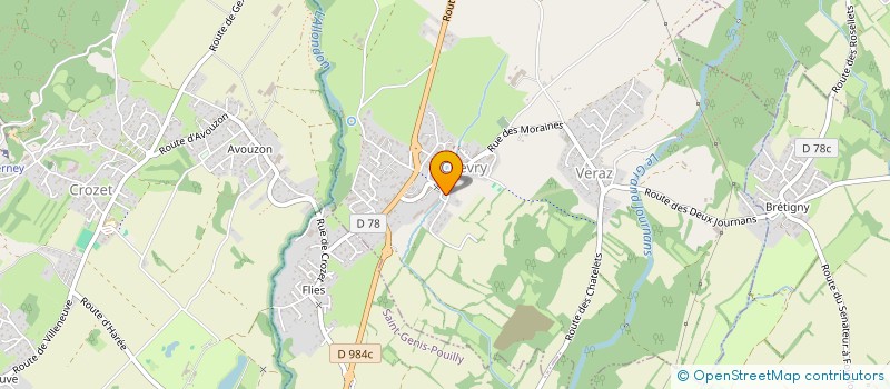 localisation de l'entreprise SCI DU CHAT  CHEVRY