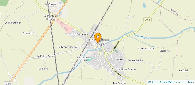 localisation de l'entreprise SCI DU CHAT DE BOIS  SAINT-AMAND-LONGPRE