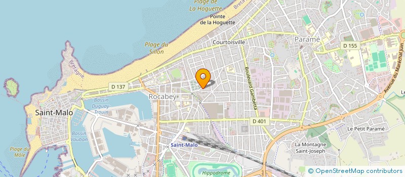 localisation de l'entreprise SCI DU CHAT GRIS  SAINT-MALO