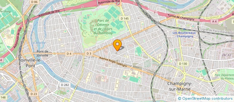 localisation de l'entreprise SCI DU CHAT NOIR  CHAMPIGNY-SUR-MARNE