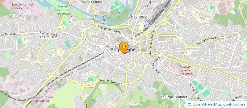 localisation de l'entreprise SCI DU CHATEAU à ANGOULEME