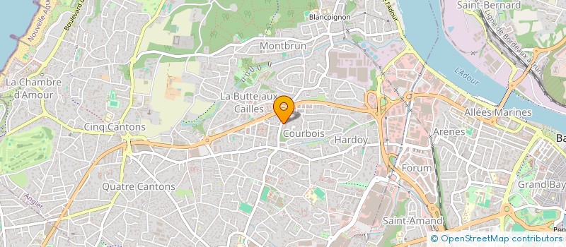 localisation de l'entreprise SCI DU CHATEAU à ANGLET