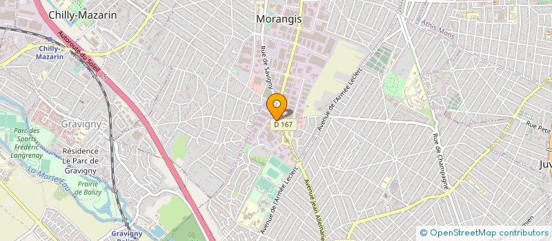 localisation de l'entreprise SCI DU CHATEAU  MORANGIS