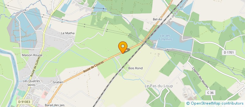 localisation de l'entreprise SCI DU CHATEAU  ST-DENIS-DE-PILE