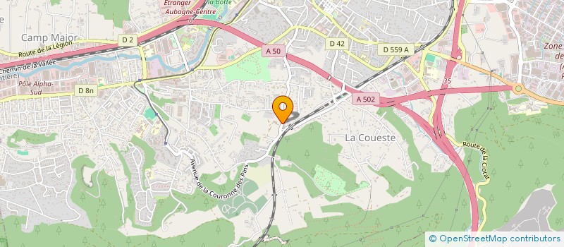 localisation de l'entreprise SCI DU CHATEAU à AUBAGNE