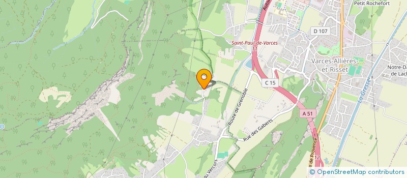 localisation de l'entreprise SCI DU CHATEAU  SAINT-PAUL-DE-VARCES