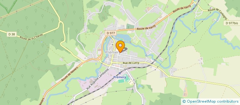 localisation de l'entreprise SCI DU CHATEAU  PREMERY