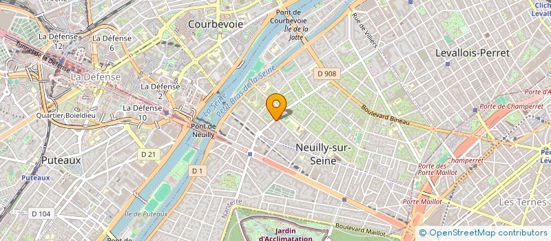 localisation de l'entreprise SCI DU CHATEAU à NEUILLY-SUR-SEINE