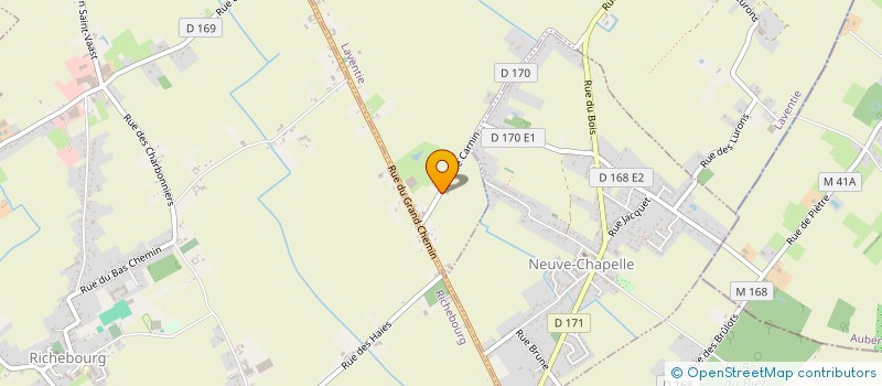 localisation de l'entreprise SCI DU CHATEAU  LAVENTIE