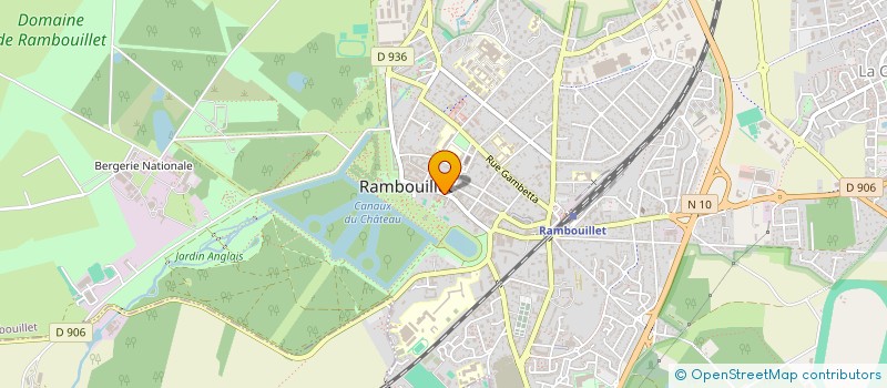 localisation de l'entreprise SCI DU CHATEAU  RAMBOUILLET