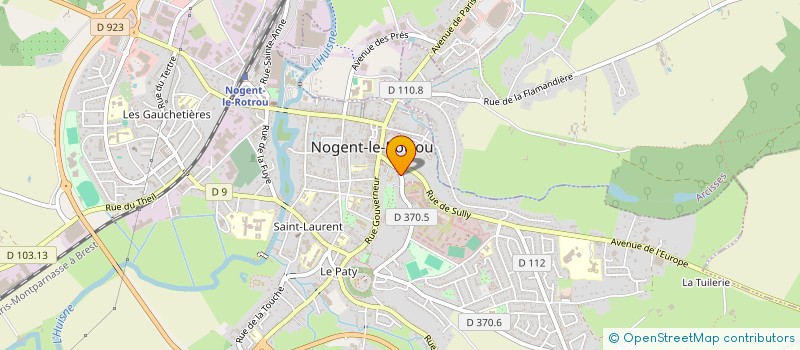 localisation de l'entreprise SCI DU CHATEAU à NOGENT-LE-ROTROU
