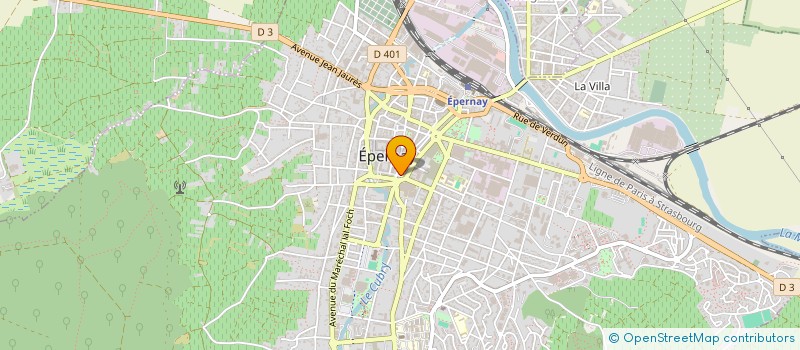 localisation de l'entreprise SCI DU CHATEAU à EPERNAY
