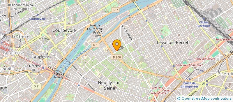 localisation de l'entreprise SCI DU CHATEAU à NEUILLY-SUR-SEINE