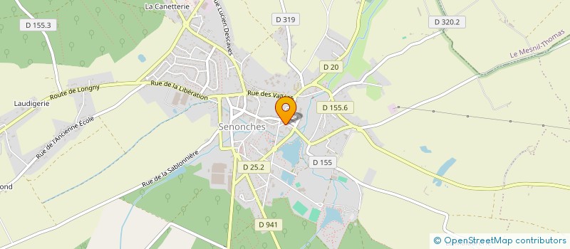 localisation de l'entreprise SCI DU CHATEAU à SENONCHES