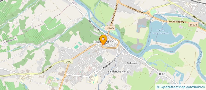 localisation de l'entreprise SCI DU CHATEAU à SAINT-AIGNAN
