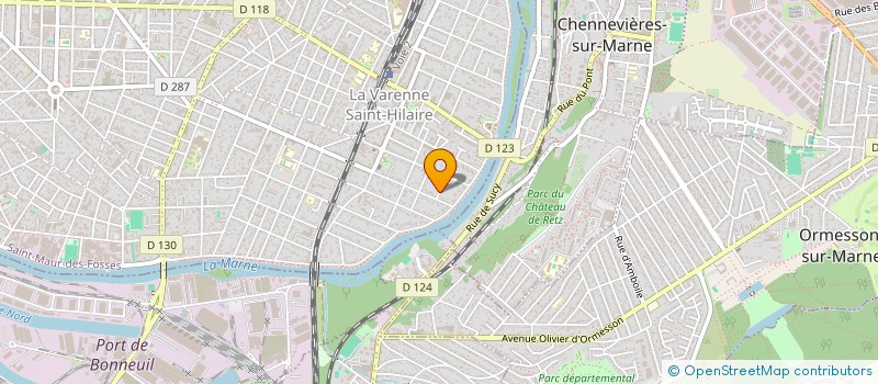 localisation de l'entreprise SCI DU CHATEAU 4 à SAINT-MAUR-DES-FOSSES