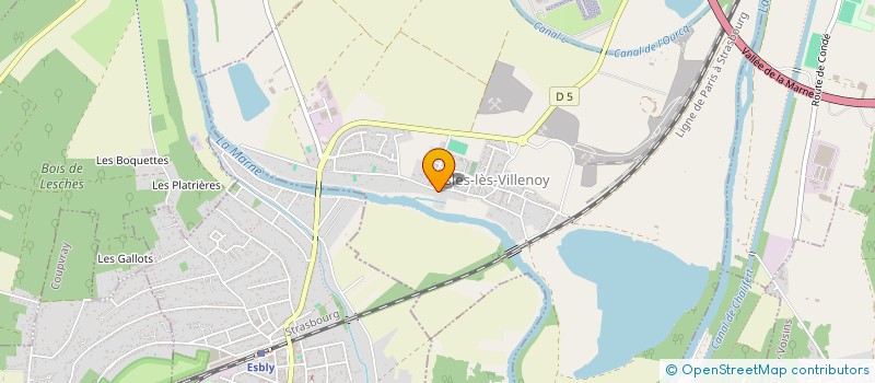 localisation de l'entreprise SCI DU CHATEAU  ISLES-LES-VILLENOY