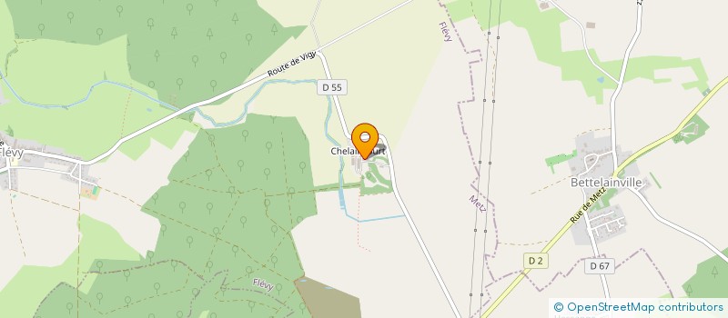 localisation de l'entreprise SCI DU CHATEAU  FLEVY