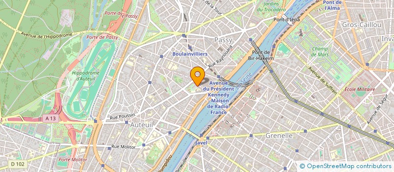 localisation de l'entreprise SCI DU CHATEAU  PARIS