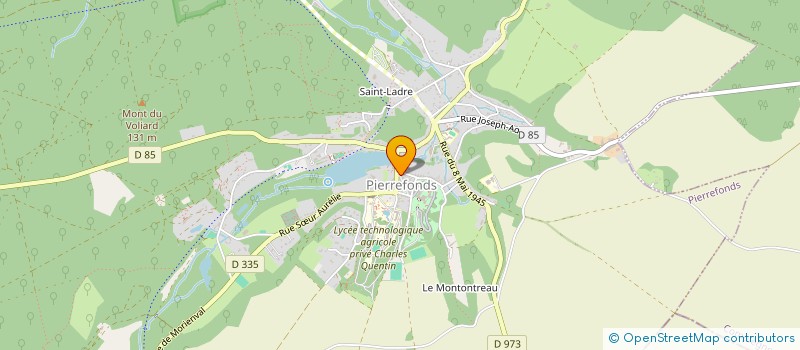 localisation de l'entreprise SCI DU CHATEAU  PIERREFONDS