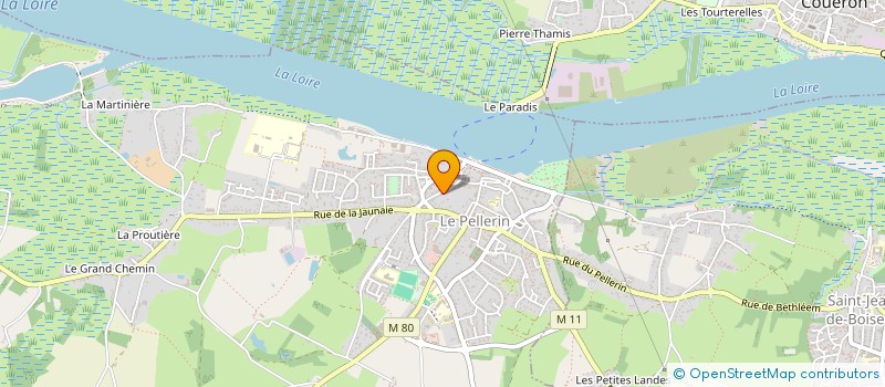 localisation de l'entreprise SCI DU CHATEAU  LE PELLERIN