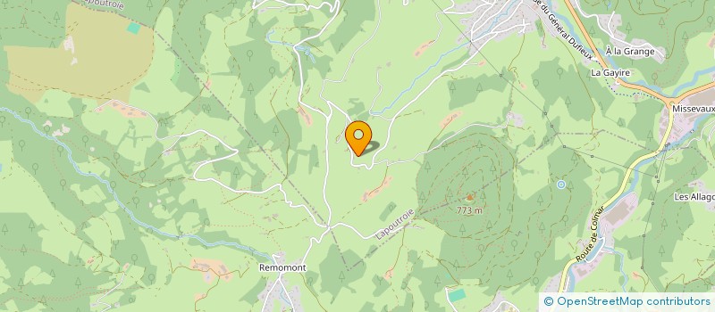 localisation de l'entreprise SCI DU CHATEAU  LAPOUTROIE