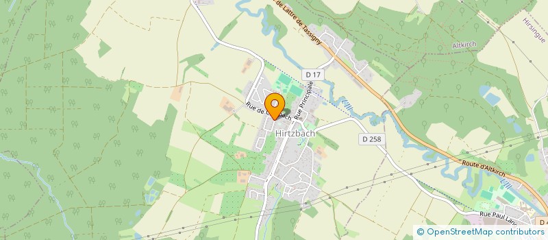 localisation de l'entreprise SCI DU CHATEAU  HIRTZBACH
