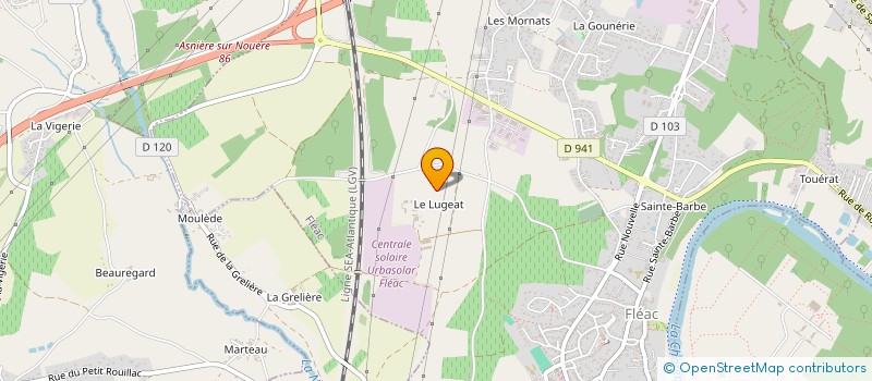 localisation de l'entreprise SCI DU CHATEAU à LINARS
