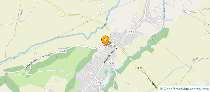 localisation de l'entreprise SCI DU CHATEAU  FORGUES