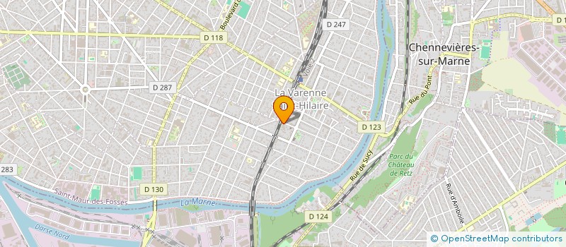 localisation de l'entreprise SCI DU CHATEAU à SAINT-MAUR-DES-FOSSES