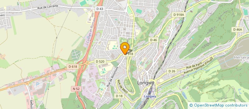 localisation de l'entreprise SCI DU CHATEAU à LONGWY