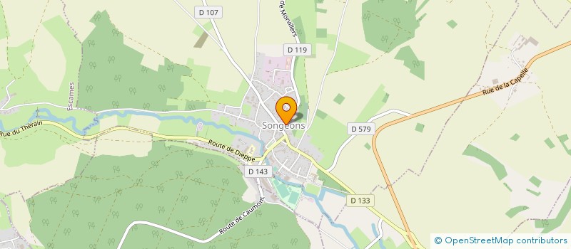 localisation de l'entreprise SCI DU CHATEAU  SONGEONS