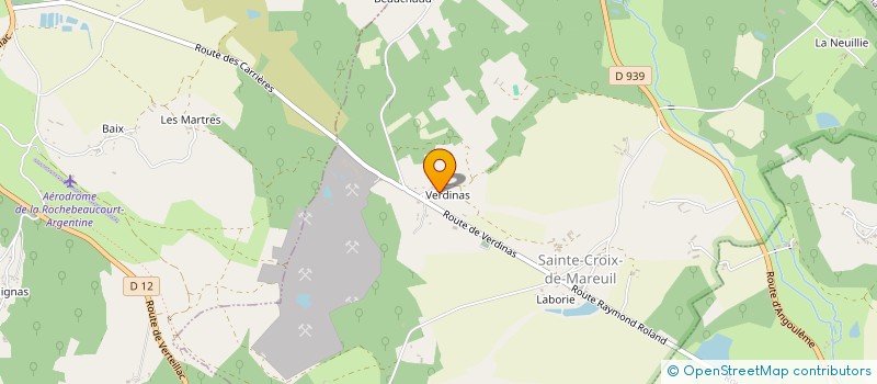 localisation de l'entreprise SCI DU CHATEAU  SAINTE-CROIX-DE-MAREUIL